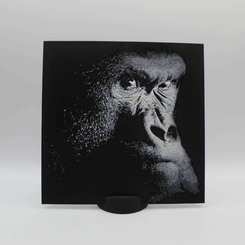 Image d'un produit coup de coeur du moment Support pour bouteille effet lévitation au motif de vagues en couleur aluminium